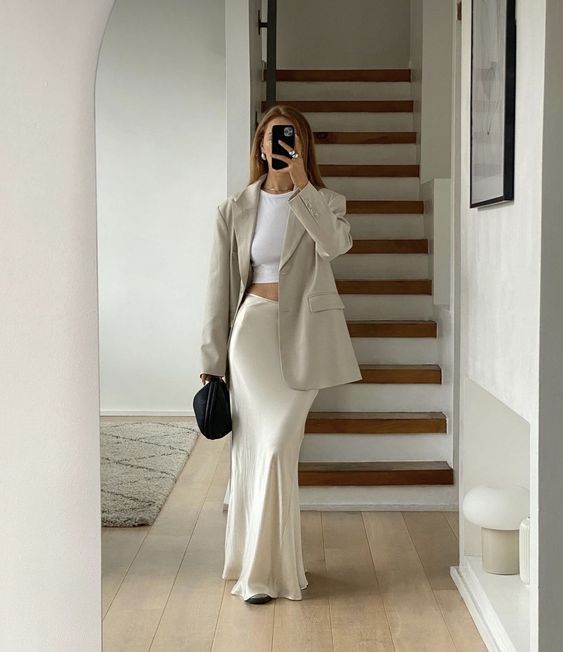Satin Sophistication: 5 Office Outfits For A Chic Look
