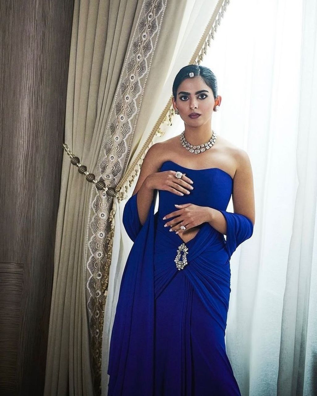 Isha Ambani steals the spotlight in Schiaparelli’s stunning saree gown
