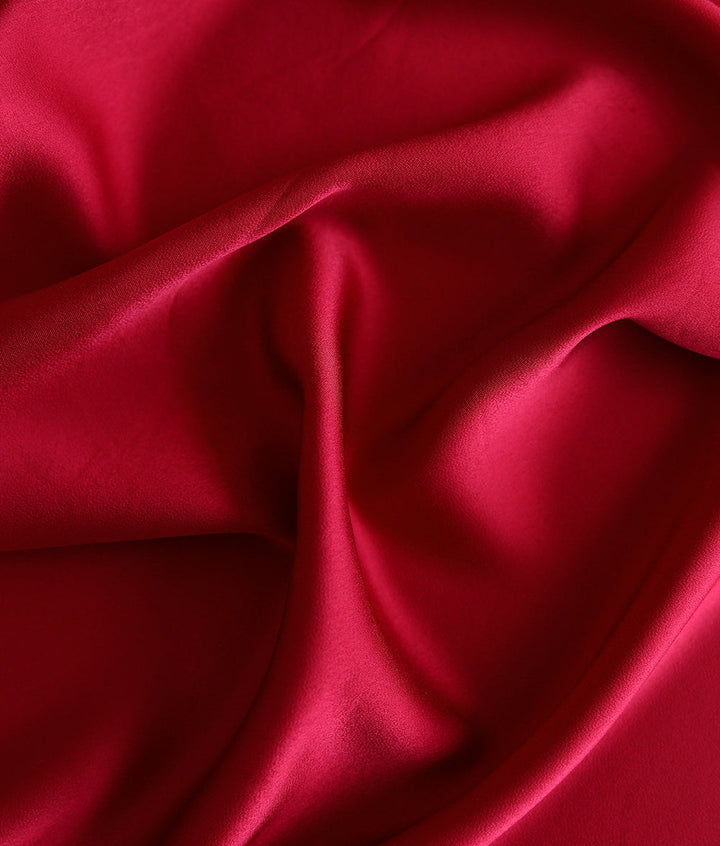 Red Milano Satin Fabric