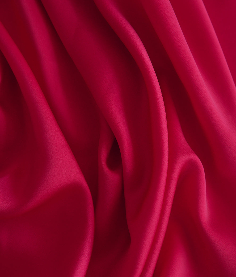 Red Milano Satin Fabric